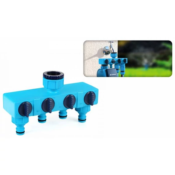 CELLFAST elzárható csapcsatlakozó 4 utas 3/4″-1″ 2